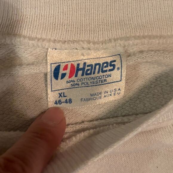 VINTAGE 90s | Planters Mr Peanut “Come Out of Your Shell & Party” Sweatshirt XL - Picture 2 of 9